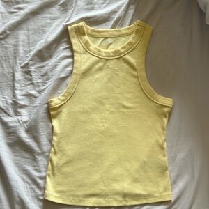 Old Navy ribbed high neck racer back tank
